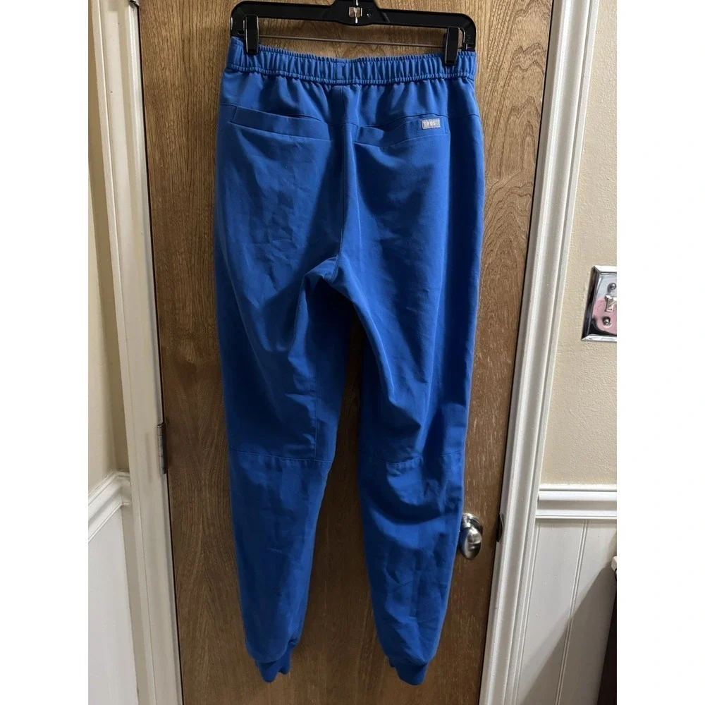 FIGS Tansen Jogger Pants Men's Size S/T Royal Blue Scrub Medical Scrunch Leg